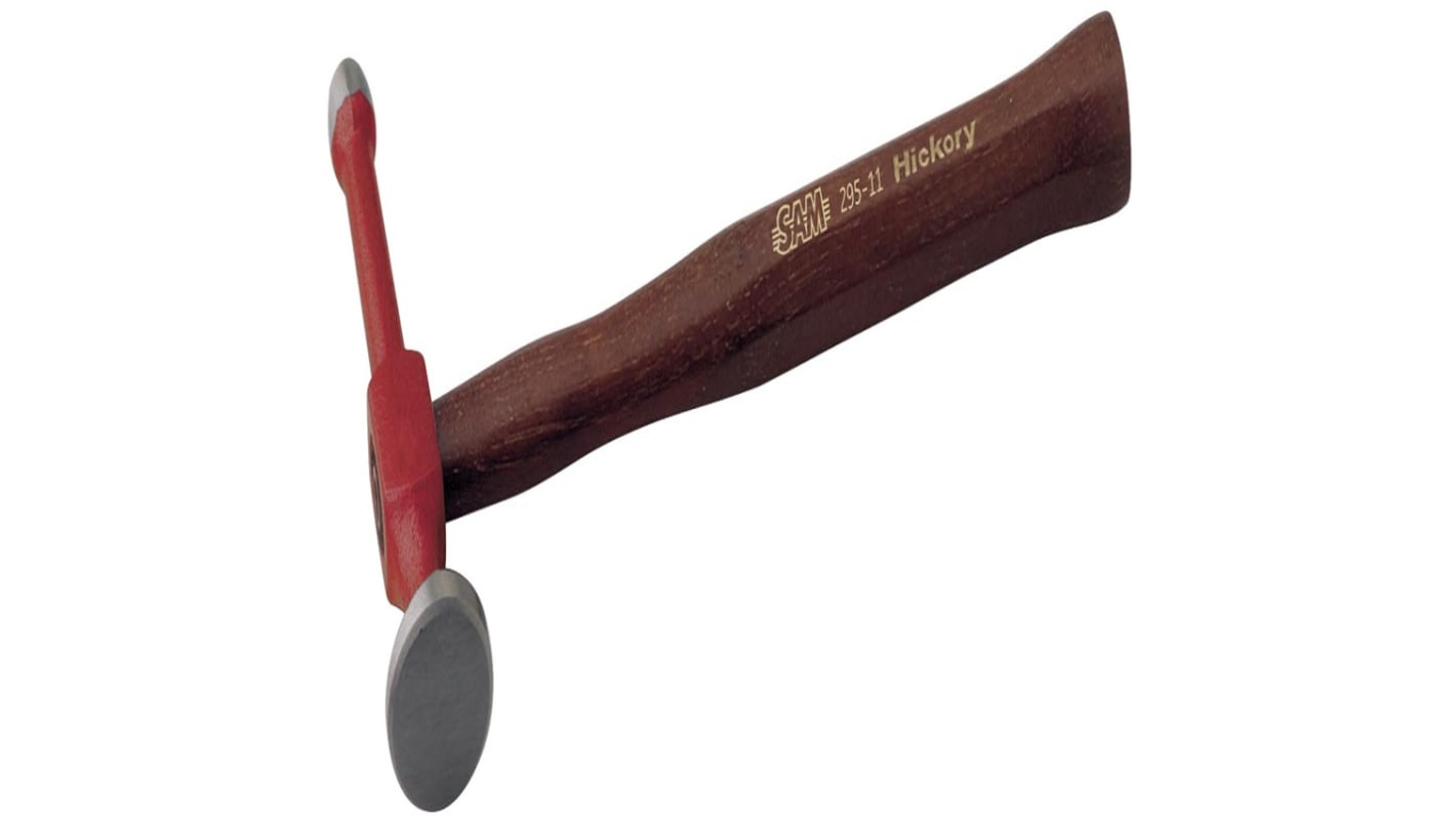 SAM Steel Bumping Hammer with Hickory Wood Handle, 460g