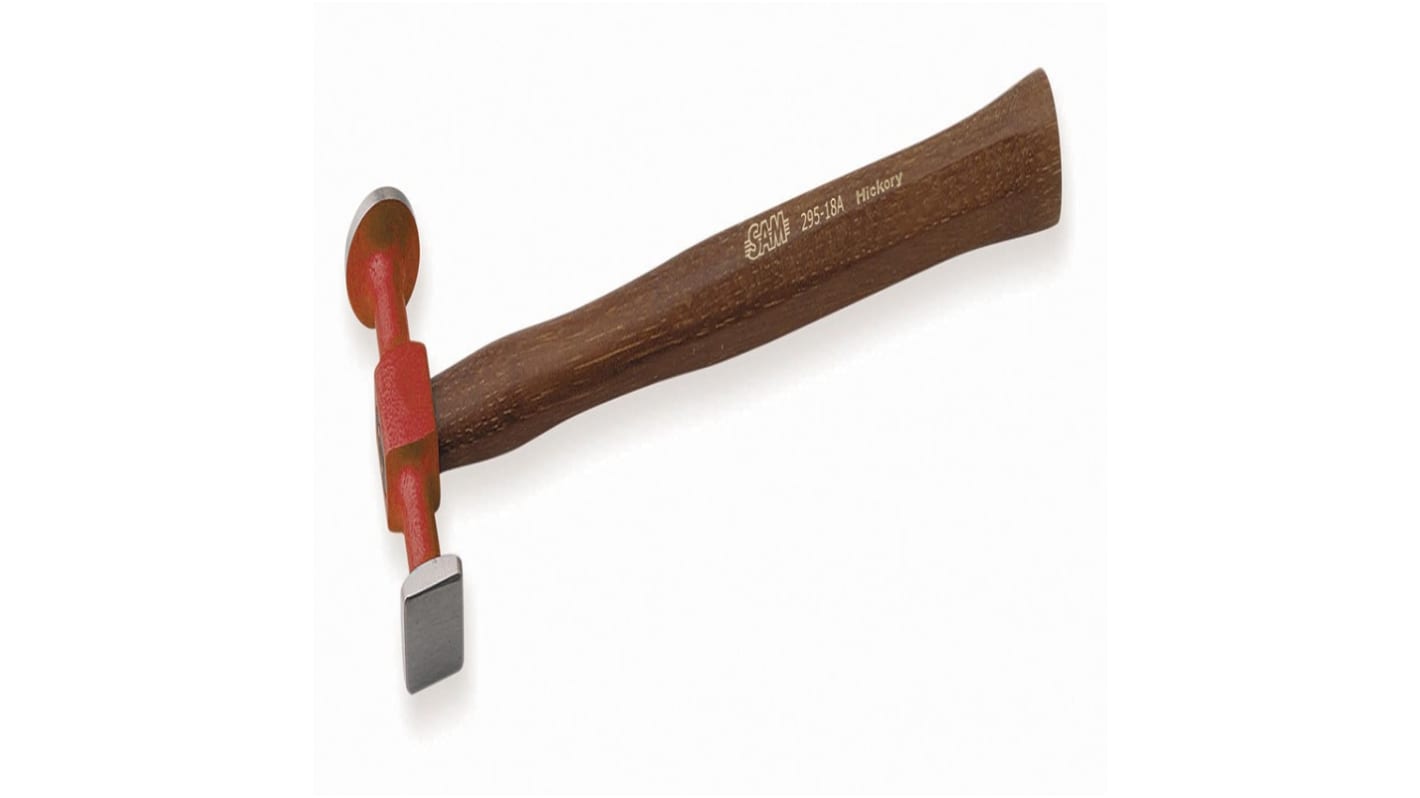 SAM Steel Bumping Hammer with Hickory Wood Handle, 300g