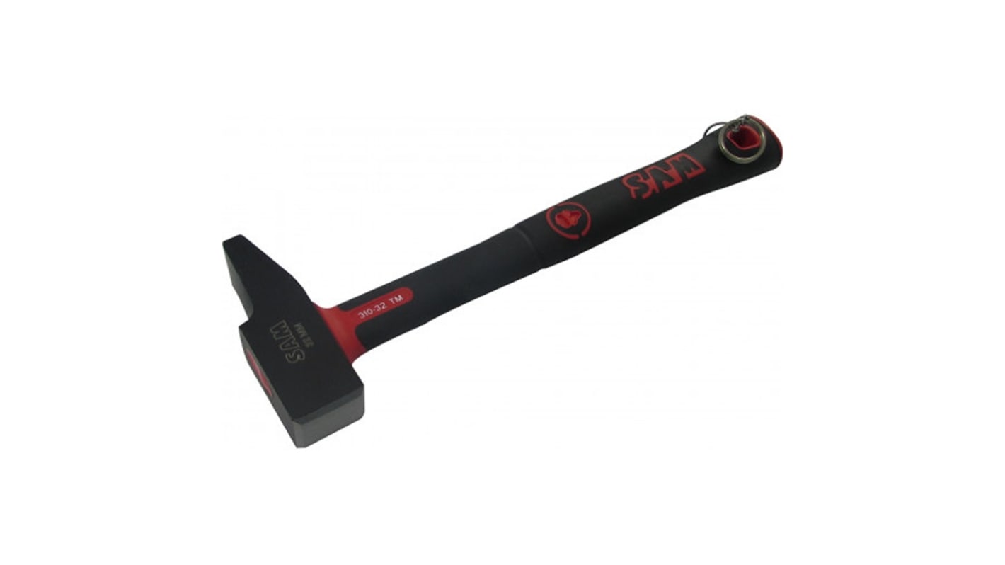 SAM Carbon Steel Riveting Hammer with Ergonomic Handle, 330g