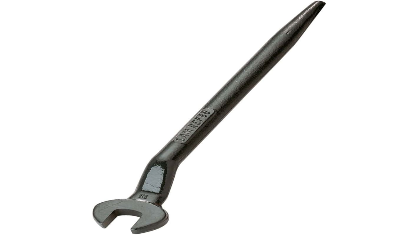 SAM Open-end Wrench, 275 mm Overall, 18mm Jaw Capacity, Comfortable Grip Handle