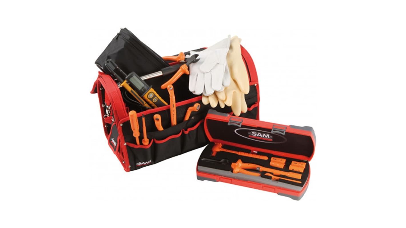 SAM 17 Piece Insulated Tool Box Tool Kit with Box, VDE Approved