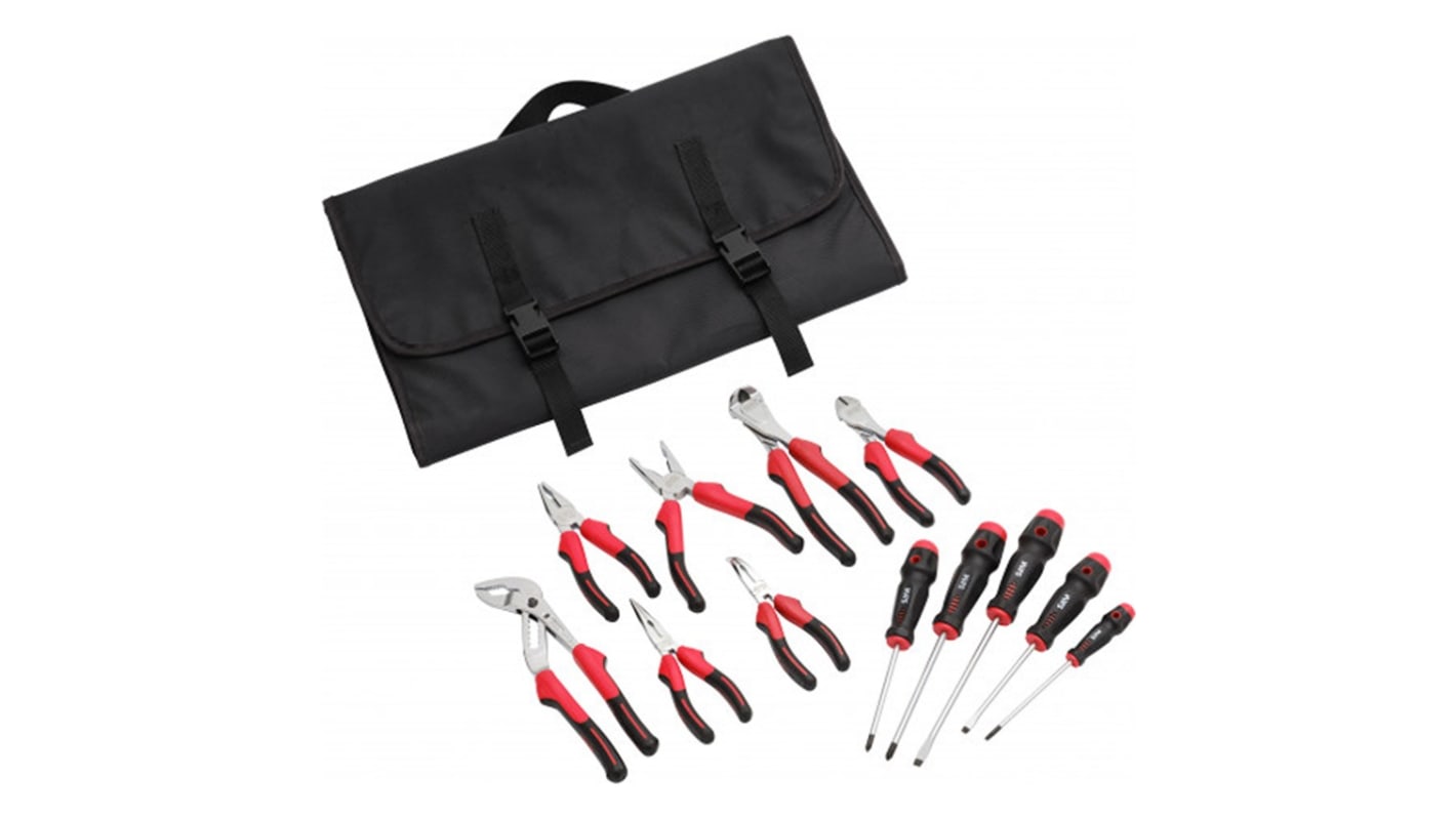 SAM 12 Piece Maintenance Tool Kit Tool Kit with Pouch