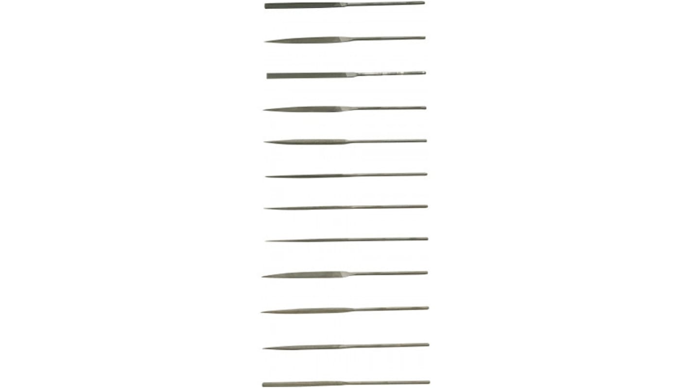 Lima de aguja de Media Caña SAM de 1 piezas, tipo Fino, longitud 160mm