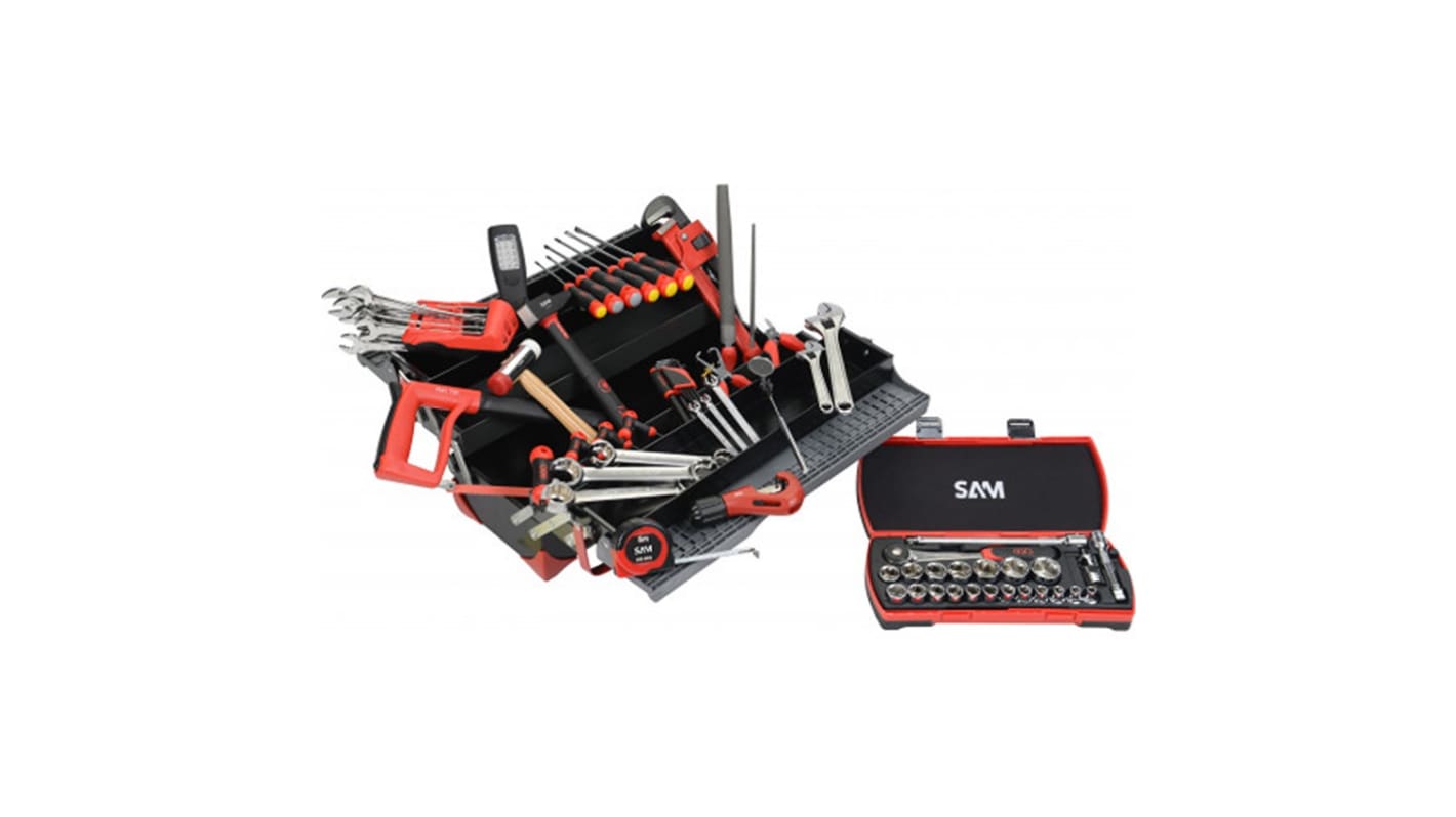 SAM Werkzeugkasten für Ingenieure Werkzeugsatz, Box 95-teilig