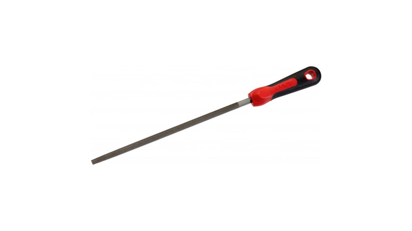 SAM 200mm, Smooth, Round Engineers File With Soft-Grip Handle