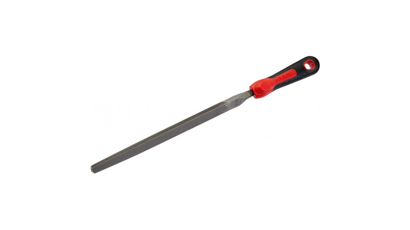 SAM 200mm, Smooth, Triangular Engineers File With Soft-Grip Handle