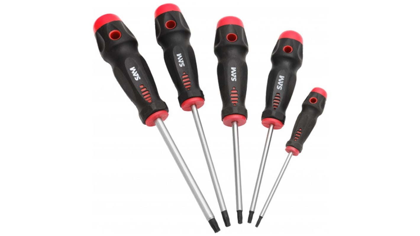 TAJ3 SAM Torx Screwdriver Set, 5Piece RS