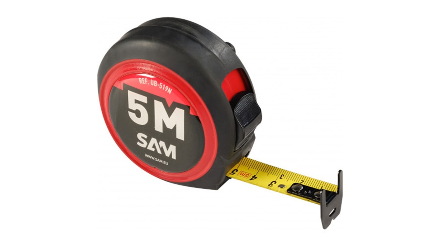 SAM UB 8m Tape Measure, Metric