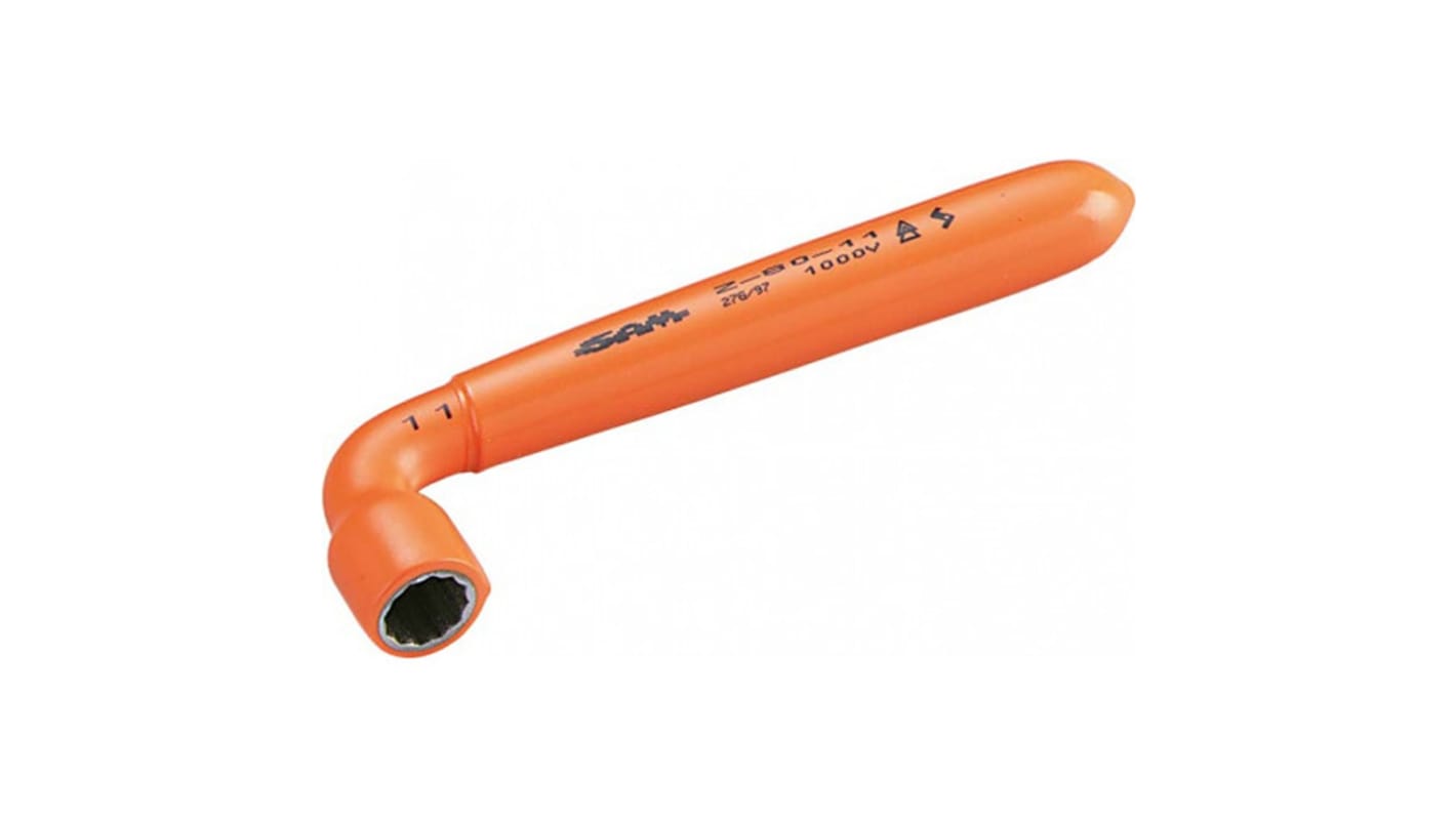 SAM Z-80-12 12 mm Hex Socket Wrench with Insulated Handle, 135 mm Overall, VDE/1000V