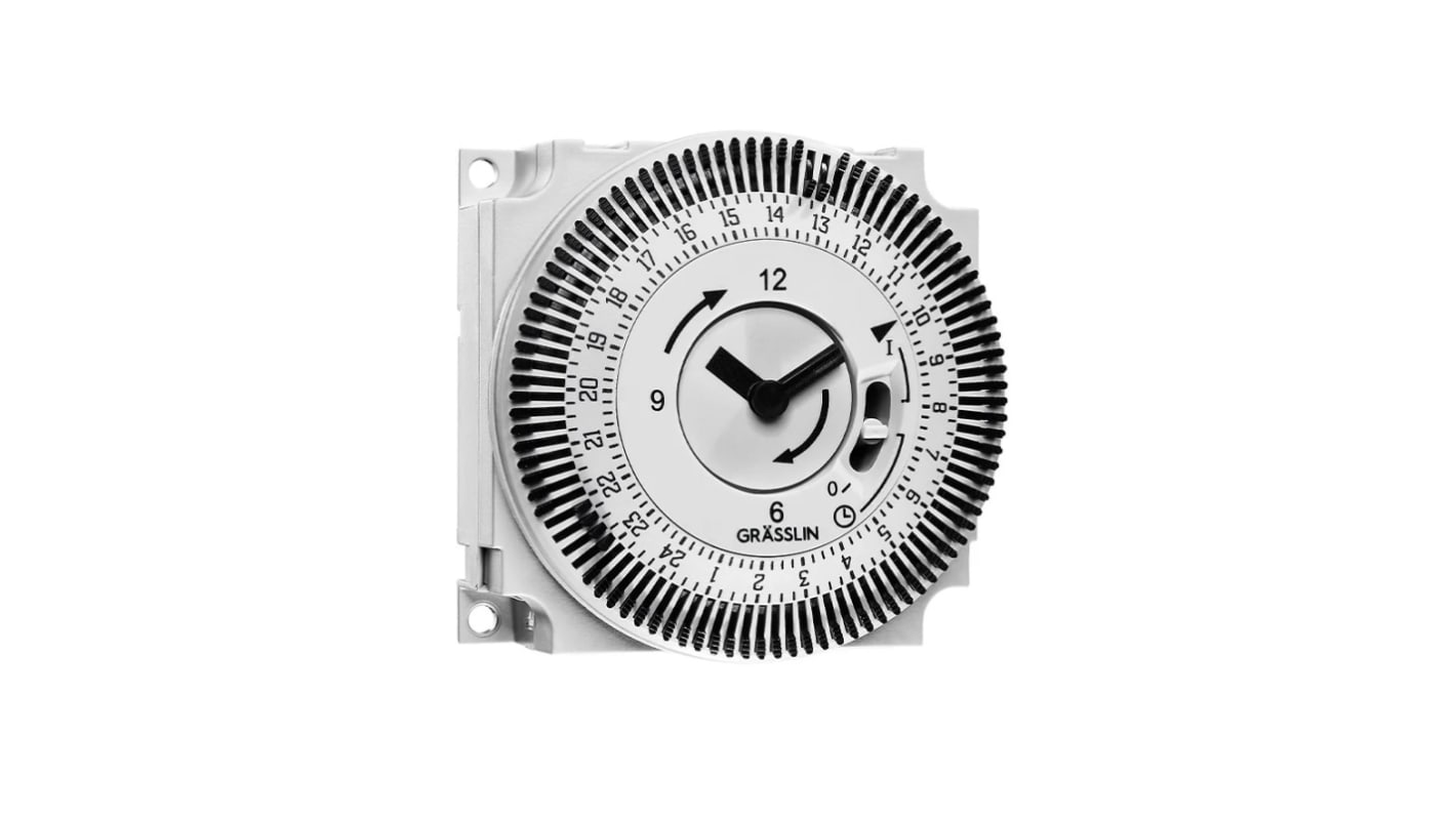 Grasslin Analogue Time Switch 110 → 230 V ac, 1-Channel