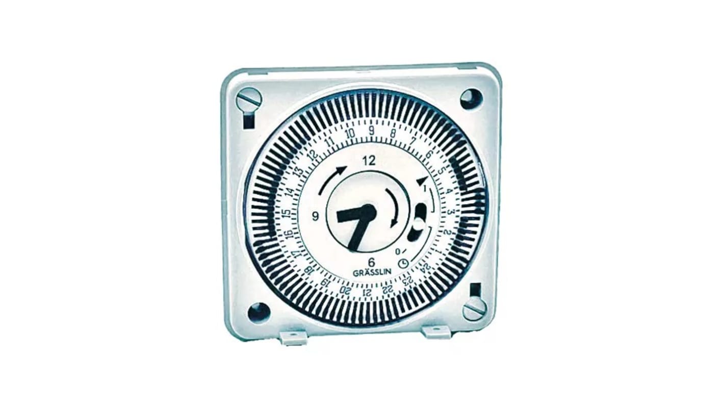 Grasslin Analogue Time Switch 110 → 230 V ac, 1-Channel