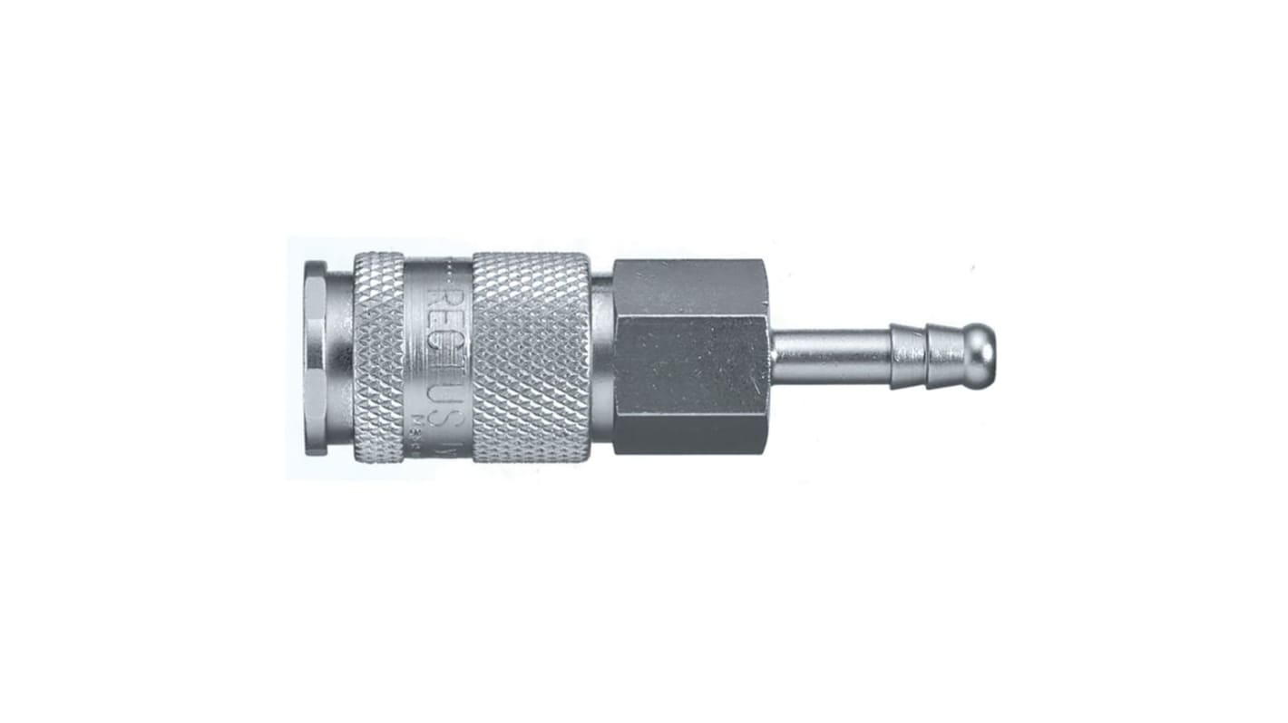 Legris Nickel Plated Brass Female, Male Pneumatic Quick Connect Coupling, 23mm Hose Barb