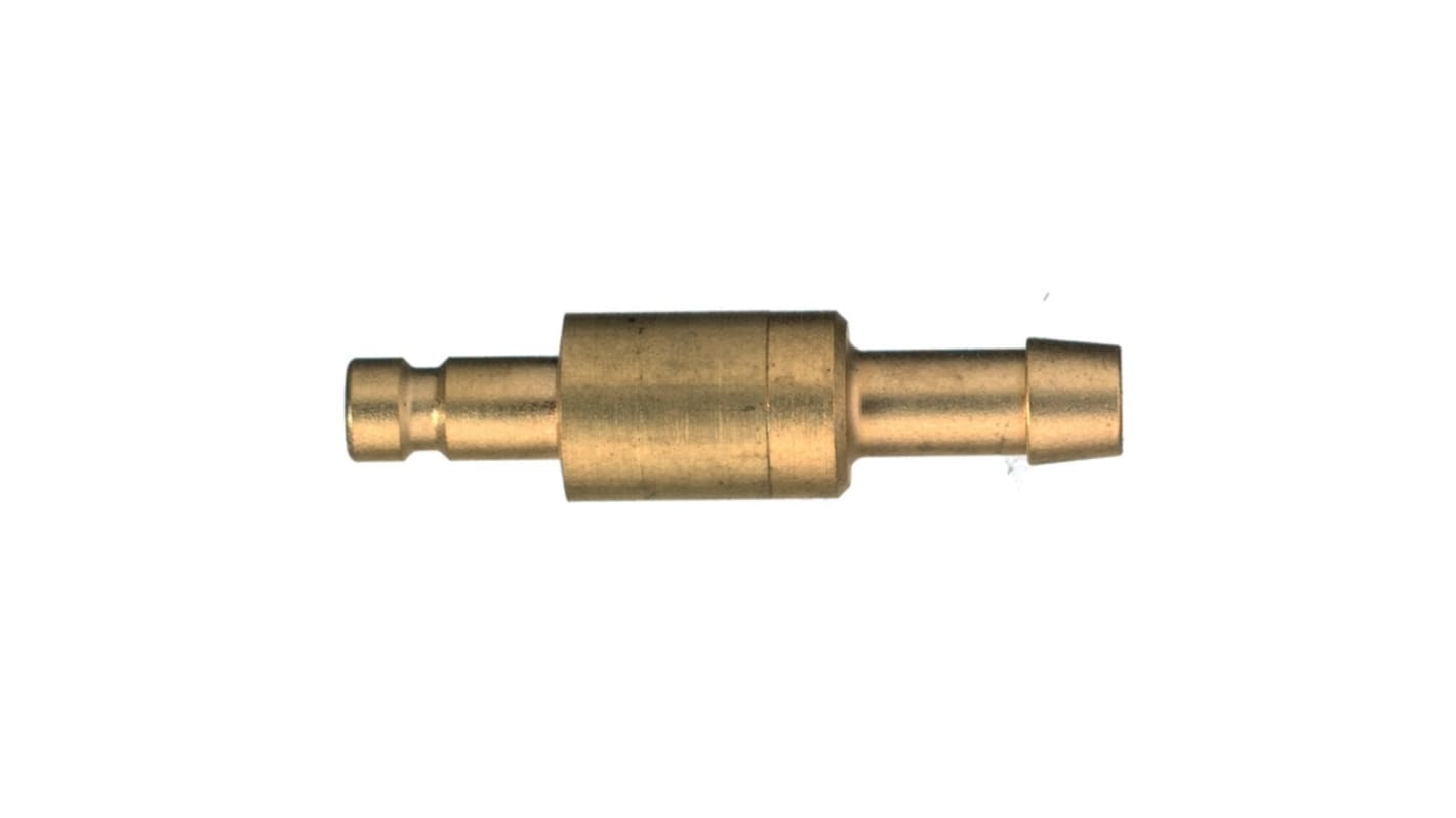 Legris Nickel Plated Brass Female, Male Pneumatic Quick Connect Coupling, Hose Barb