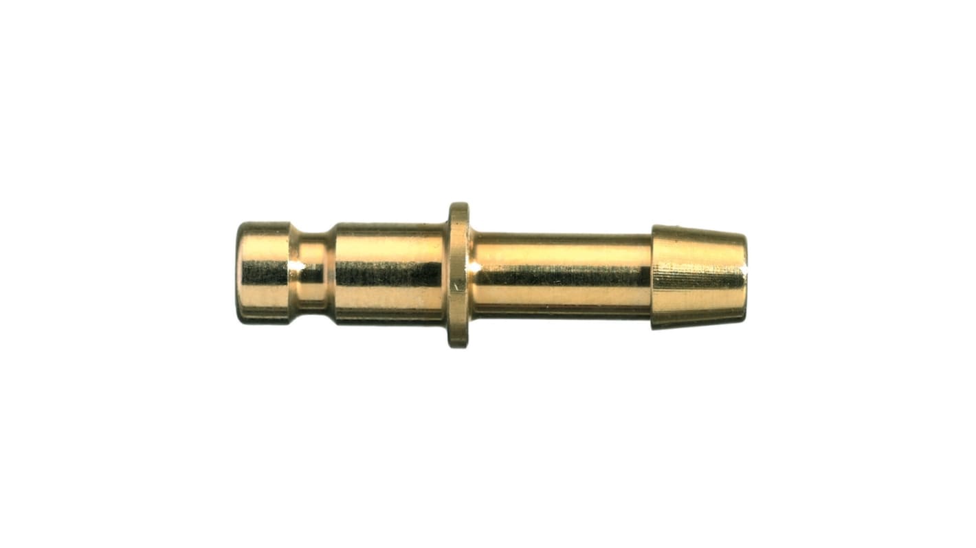 Legris Nickel Plated Brass Female, Male Pneumatic Quick Connect Coupling, 9mm Hose Barb