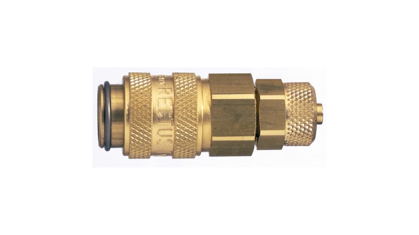 Legris Nickel Plated Brass Male Pneumatic Quick Connect Coupling, 16mm Male Thread