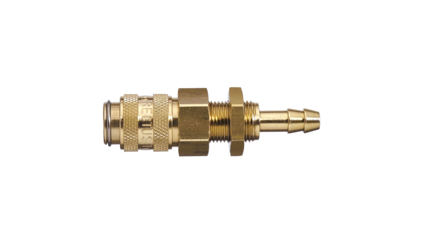 Legris Nickel Plated Brass Female Pneumatic Quick Connect Coupling, 16mm Female Thread