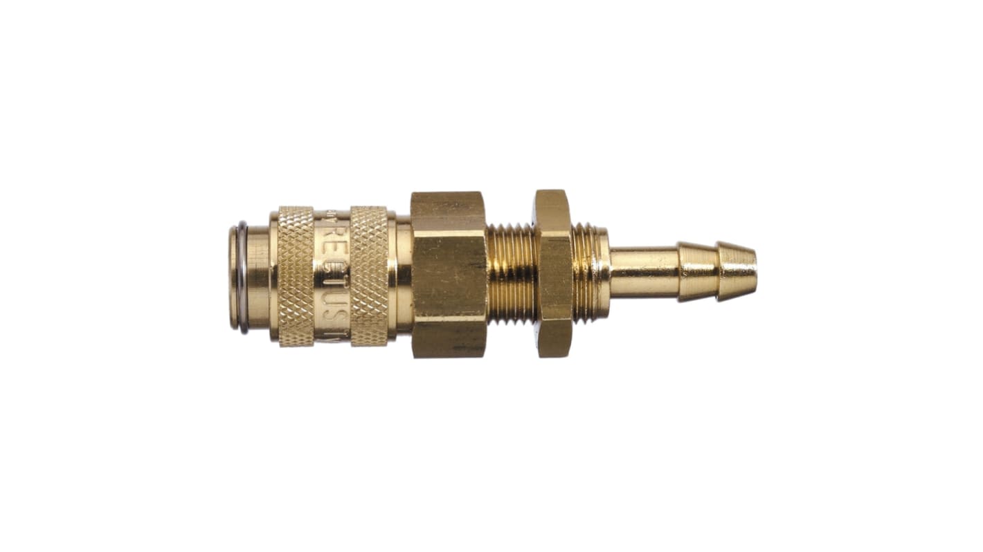 Legris Nickel Plated Brass Female Pneumatic Quick Connect Coupling, 16mm Female Thread