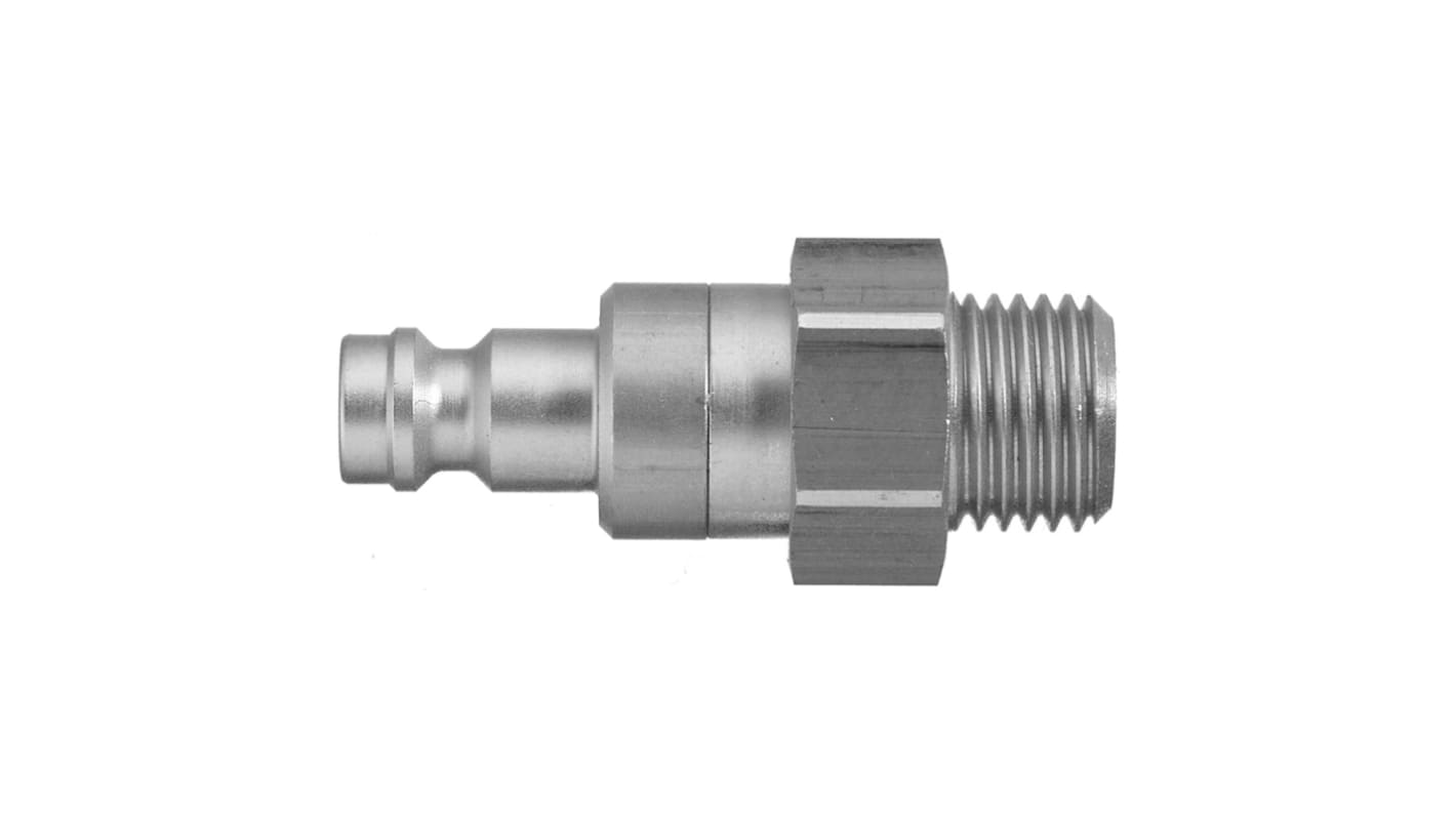 Legris Stainless Steel Female Pneumatic Quick Connect Coupling, 1/8 in Male Female Thread