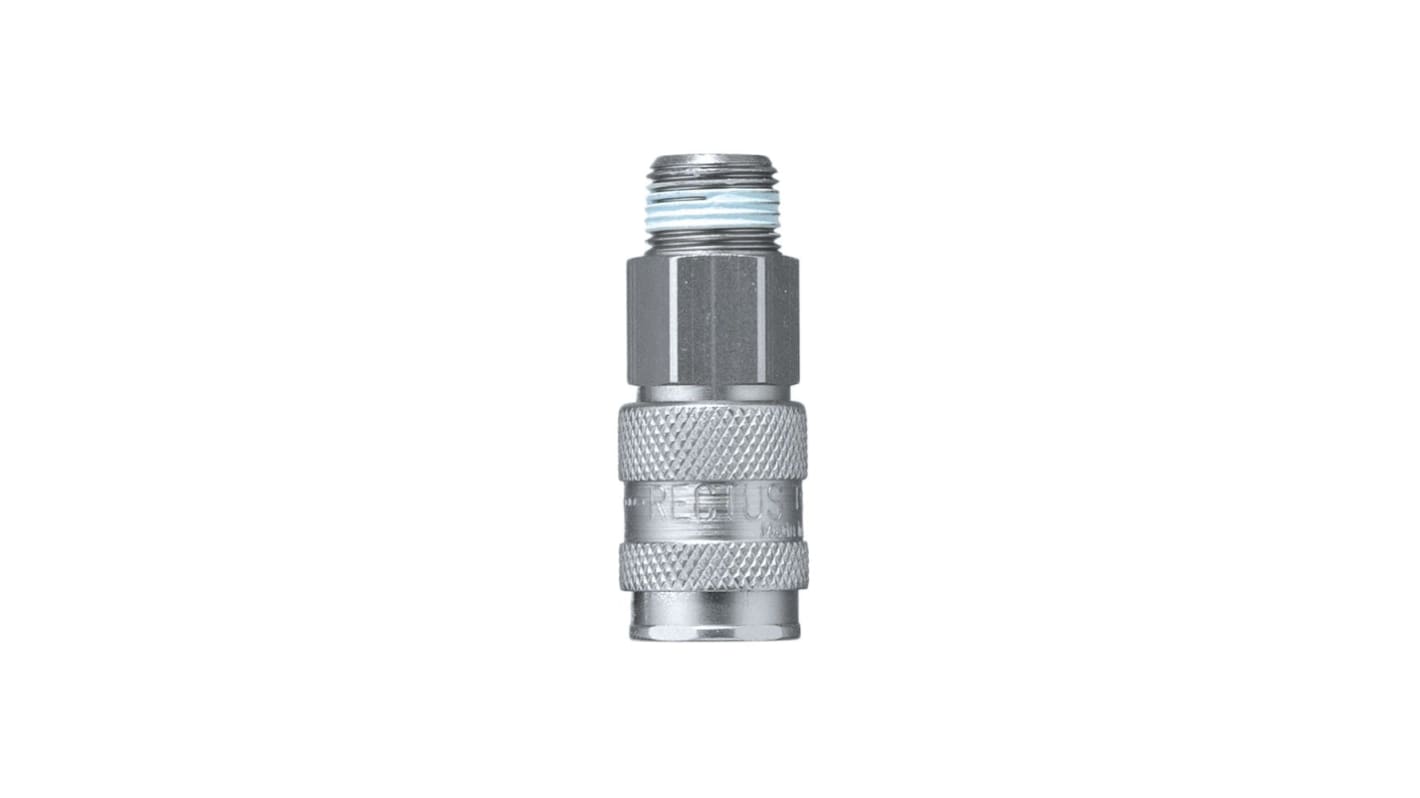 Legris Brass Male Pneumatic Quick Connect Coupling, G 1/4 Male Male Thread