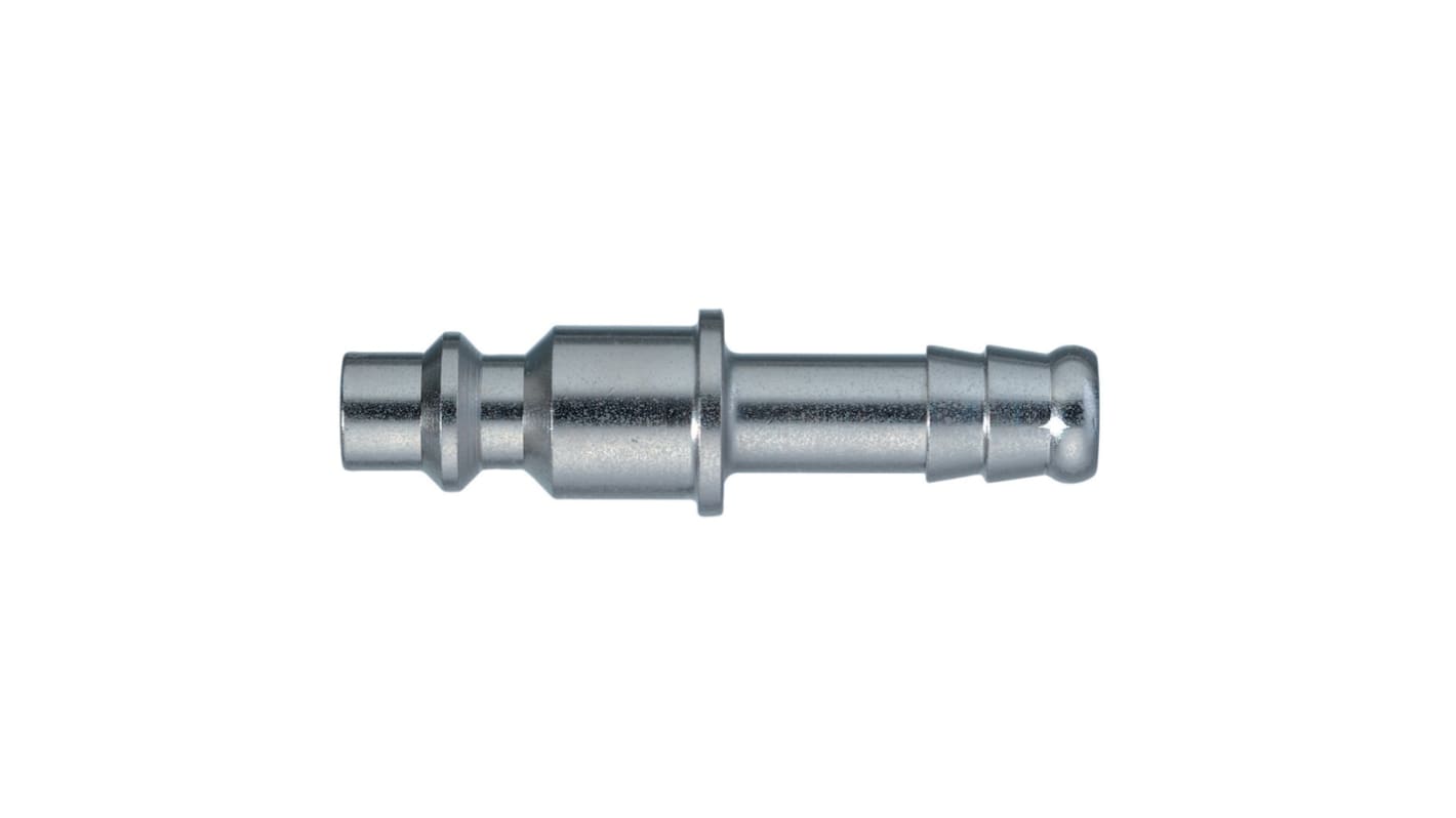Legris Nickel Plated Steel Female, Male Pneumatic Quick Connect Coupling, 14mm Hose Barb
