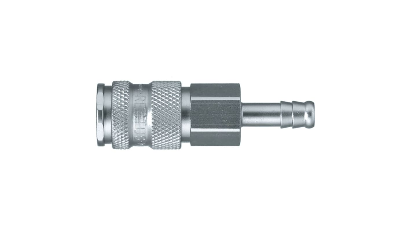 Legris Pneumatische Schnellsteckkupplung Messing vernickelt, Schlauchkupplung, 23mm Europäisch, Rectus-Profil