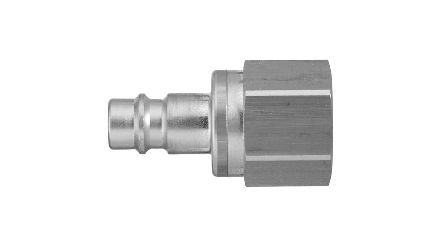 Legris Stainless Steel Female Pneumatic Quick Connect Coupling, BSPP 1/8 in Female Female Thread