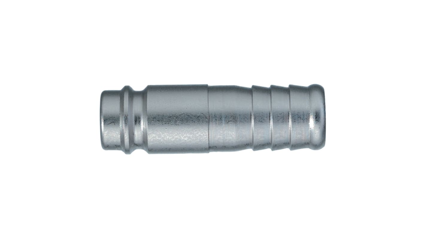 Legris Nickel Plated Steel Female, Male Pneumatic Quick Connect Coupling, 15mm Hose Barb