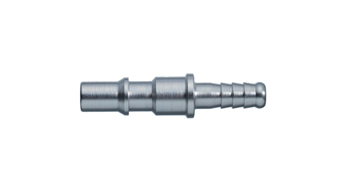 Legris Nickel Plated Steel Female, Male Pneumatic Quick Connect Coupling, 16mm Hose Barb