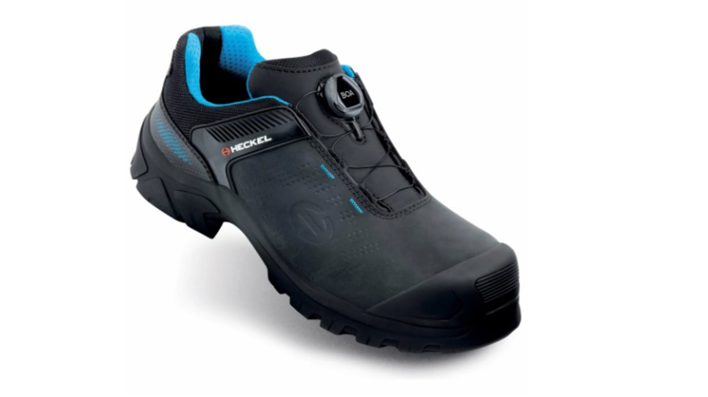 Uvex 67373 Unisex Black, Blue Non Metallic  Toe Capped Safety Shoes, UK 8, EU 42