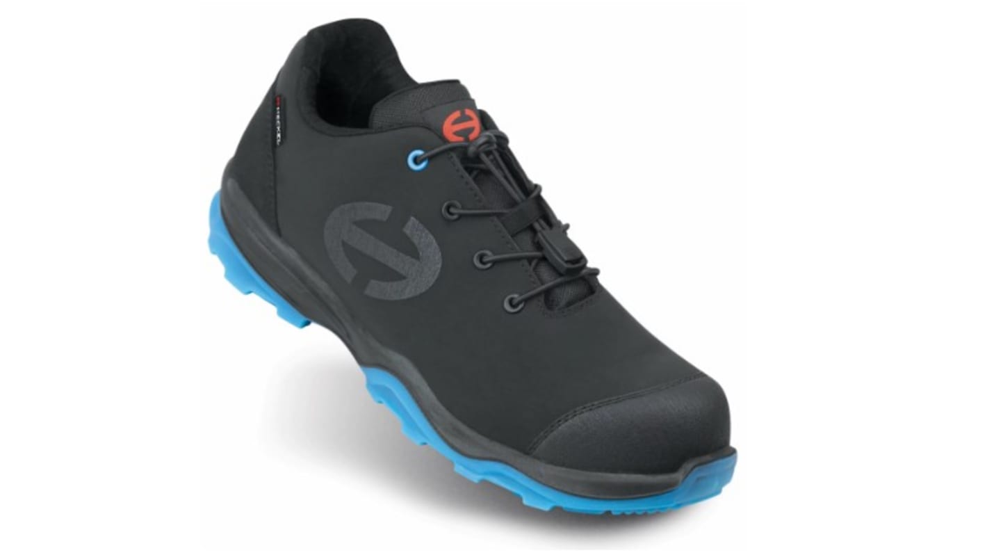 Uvex 67583 Unisex Black, Blue Composite  Toe Capped Safety Shoes, UK 11, EU 46