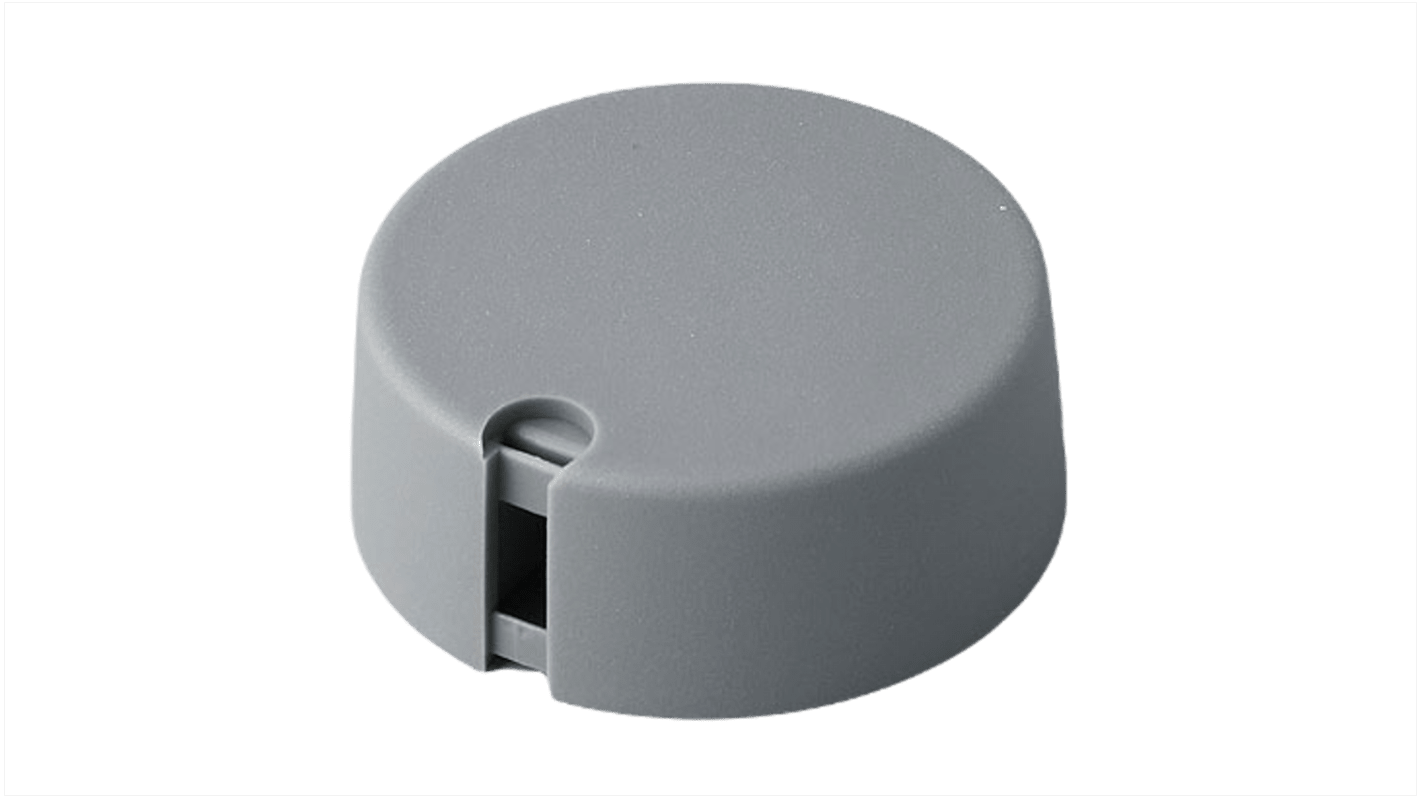 OKW 40mm Grey Potentiometer Knob for 6mm Shaft Round Shaft, A1040068