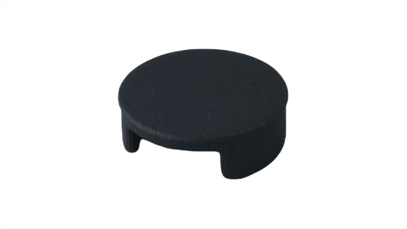 OKW Black Potentiometer Knob Round Shaft, A3216009