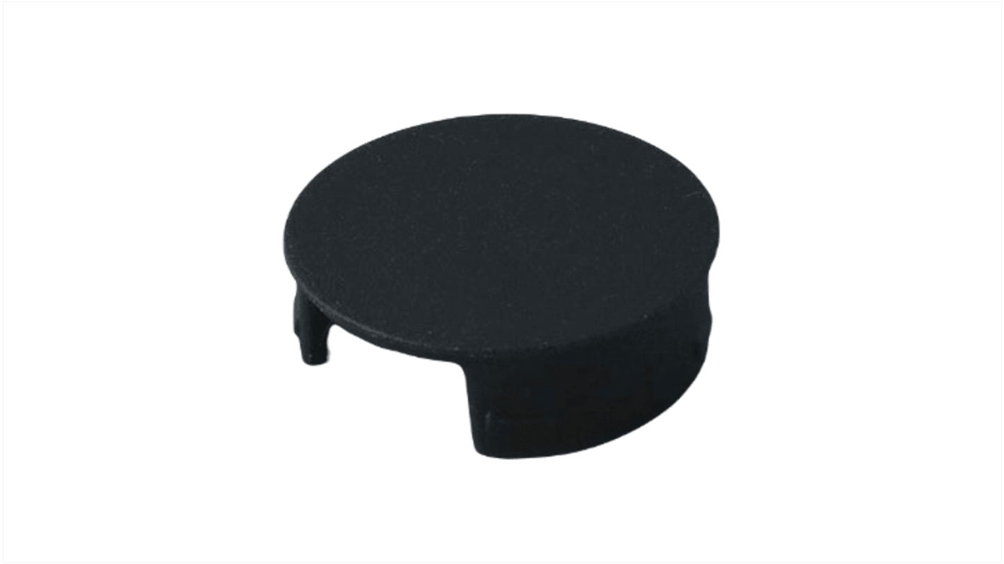 OKW Black Potentiometer Knob Round Shaft, A3220009