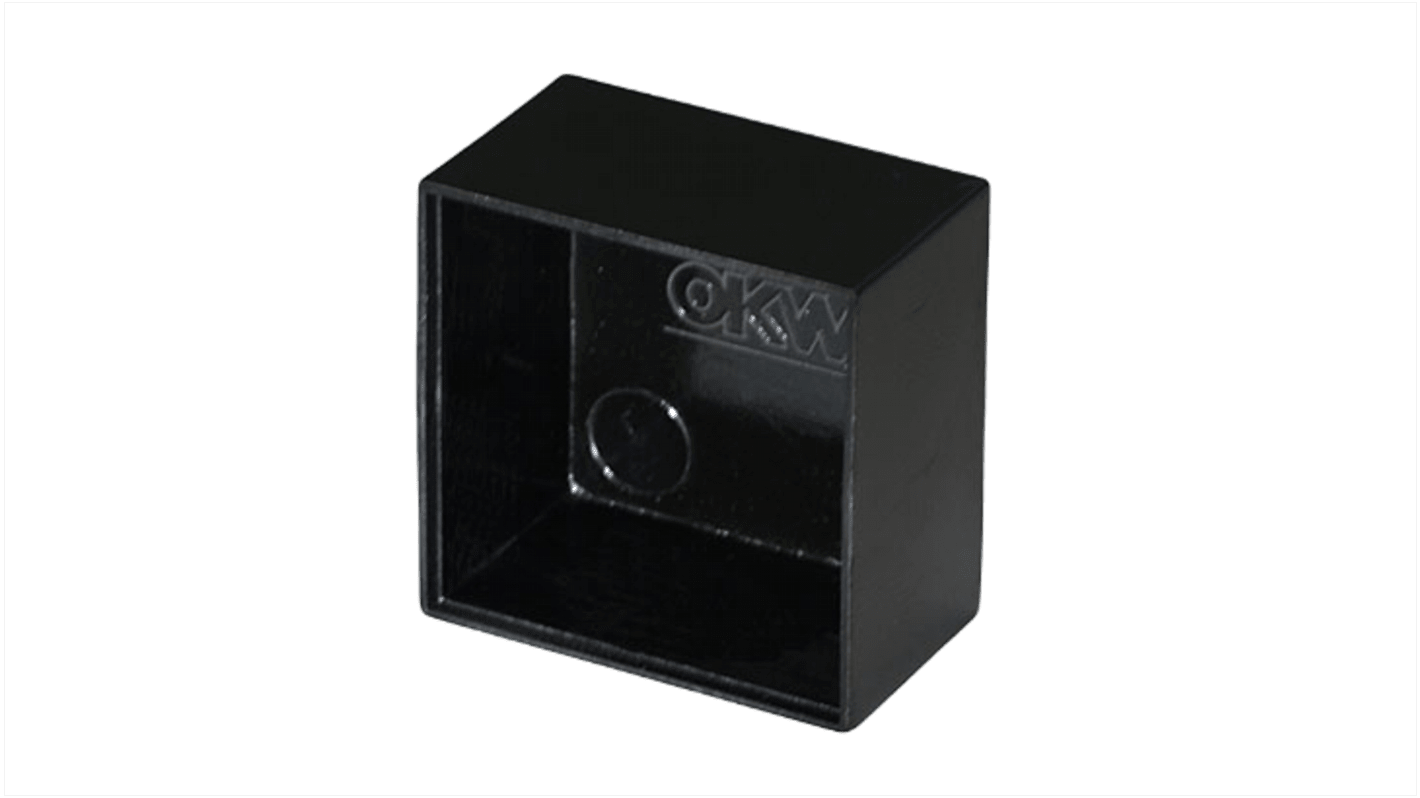 Black PF Potting Box, 25 x 25 x 14.8mm