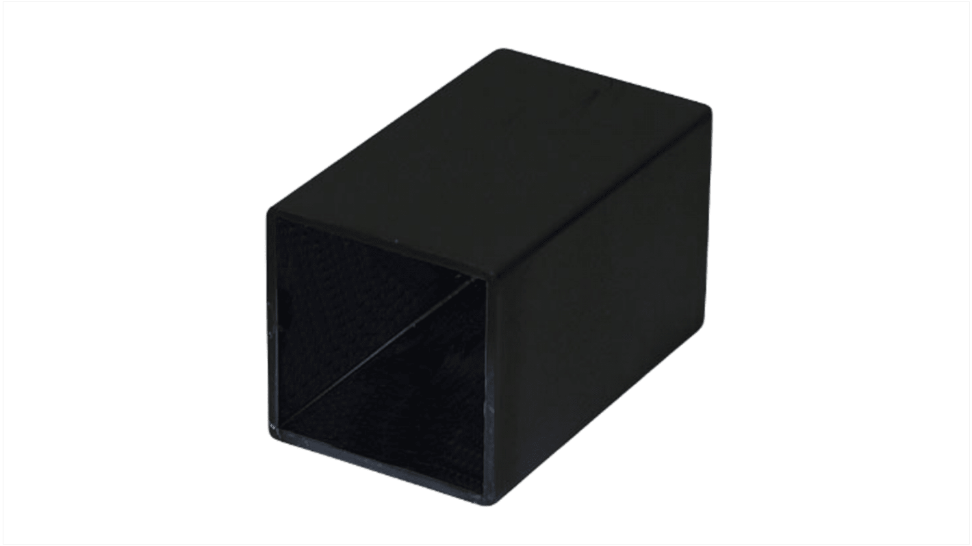 Caja de encapsulado de PA con Tapa, 30 x 30 x 50.3mm de color Negro