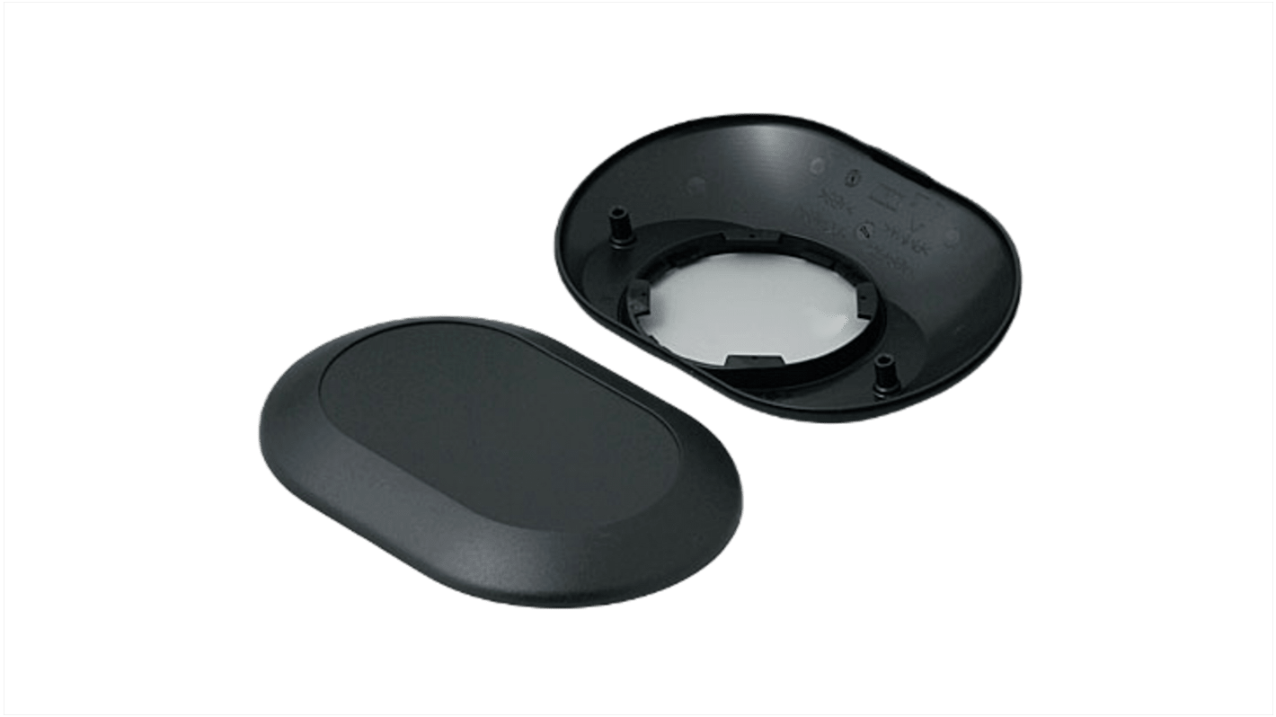 OKW B501 Series Black ABS General Purpose Enclosure, Flanged, 160 x 38 x110mm