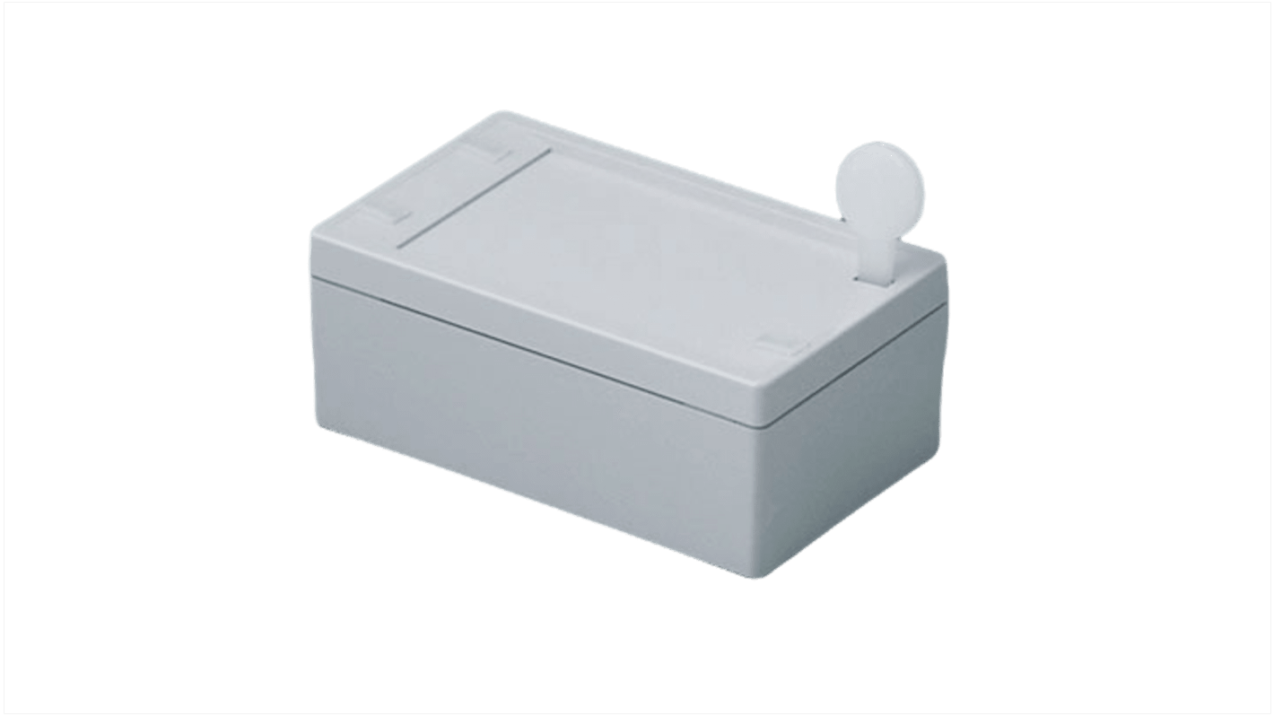 OKW C300 Series Grey ABS General Purpose Enclosure, IP65, Light Grey Lid, 60 x 100 x 40mm