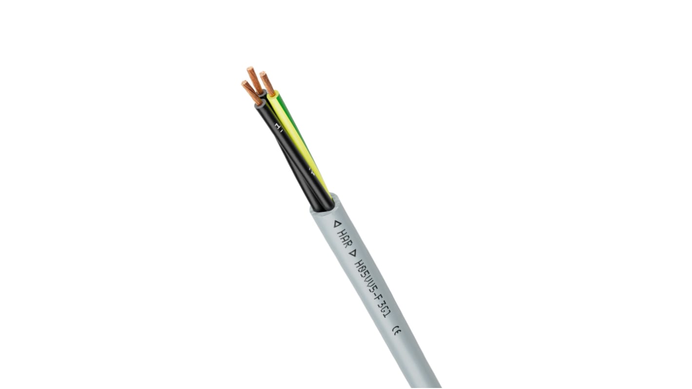 Lapp 11018 Steuerkabel, 3-adrig x 1 mm² Grau, 100m, 17 AWG