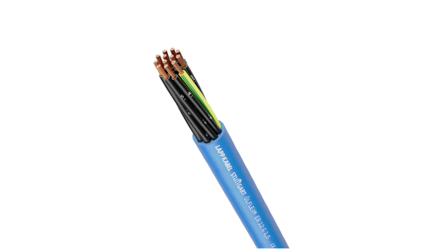 Lapp 12441 Steuerkabel, 3-adrig x 1 mm² Blau, 100m, 17 AWG