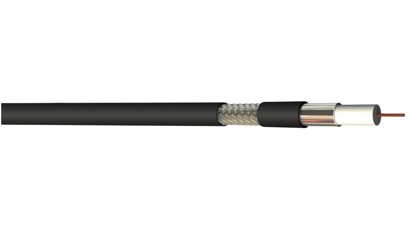 S2Ceb-Groupe Cae UHD1250FLEXP Series Male Male Coaxial Cable, 50m, Unterminated