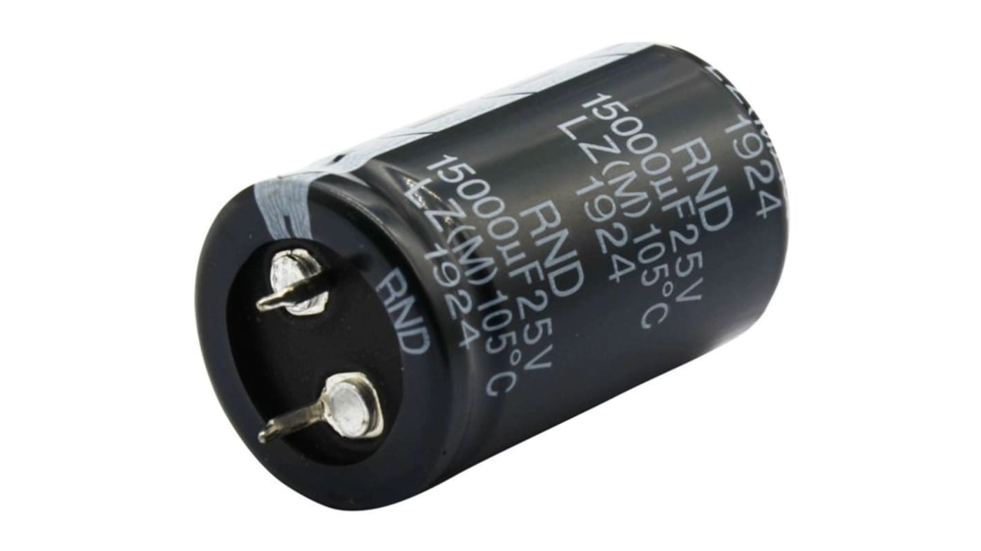 RND 10000μF Aluminium Electrolytic Capacitor 50V dc, Snap-In - RND 150KLZ050M103O40Y