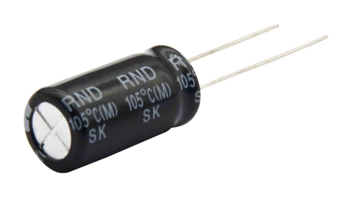 Condensador electrolítico RND, 4700μF, 50V dc, mont. pasante, 22 x 41mm
