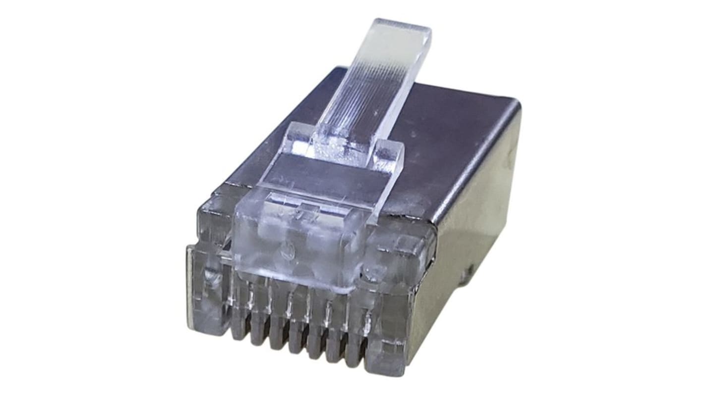 RND RND 205 Cat.6 RJ45-Steckverbinder LWL-Steckverbinder, 1-Port 8-polig Ungeschirmt, Kabelmontage