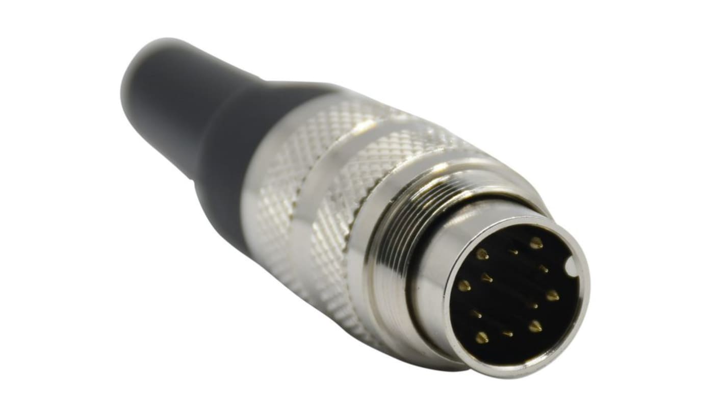 RND Connector, 12 Contacts, Cable Mount, M16 Connector, Plug, Male, IP67, RND 205 Series