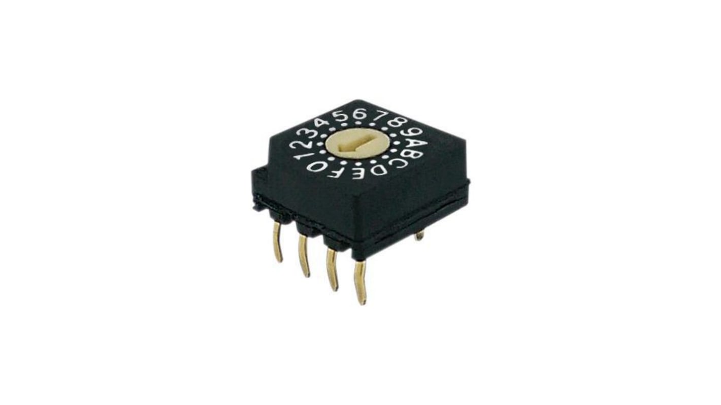 RND Flush, Screwdriver Rotary Coded DIP Switch