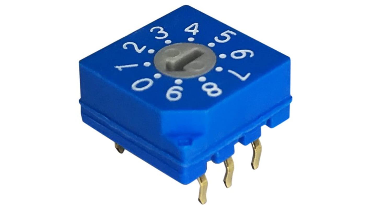 RND Flush, Screwdriver Rotary Coded DIP Switch