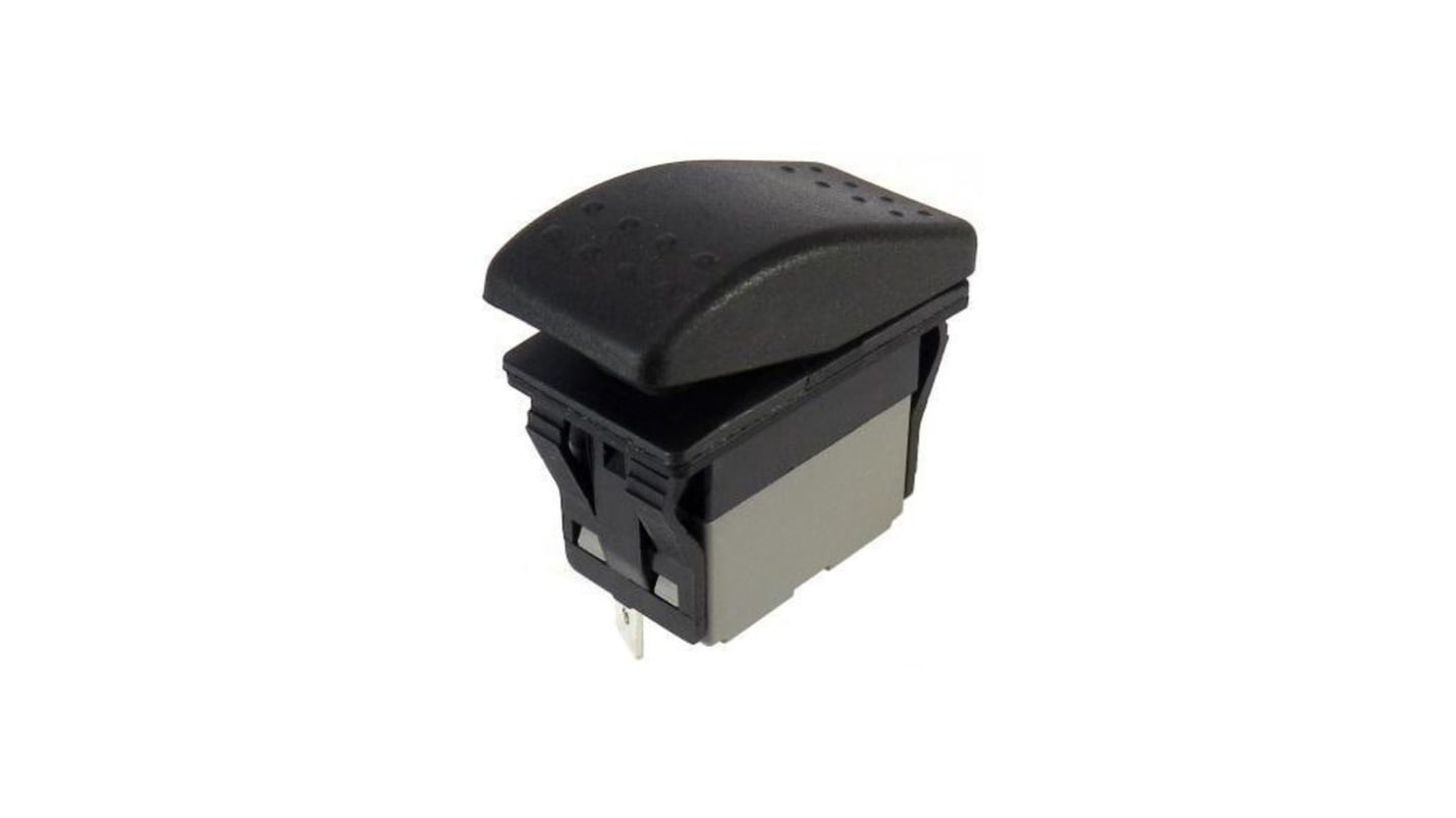 RND 1NO, On-Off Rocker Switch Panel Mount