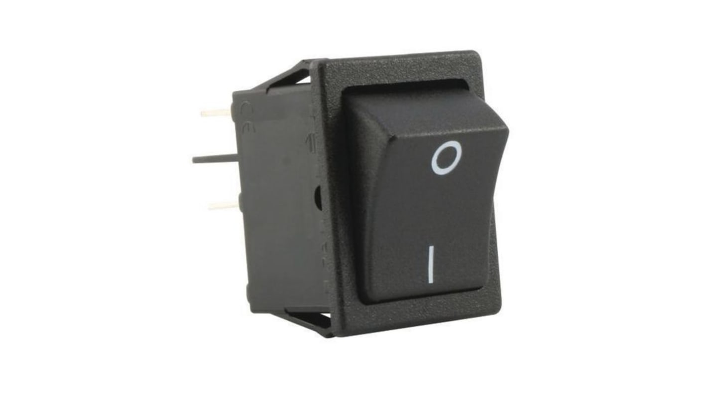 RND 2NO, On-Off Rocker Switch Panel Mount