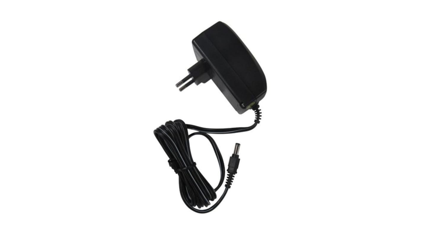 Adaptador de conector macho RND 100 → 240V ac, 24V dc, 1A, 24W, Tipo C - Enchufe europeo