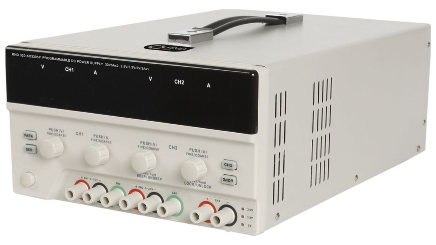 Lab Power Supply 0-30V, 0-5A*2 fixed, di